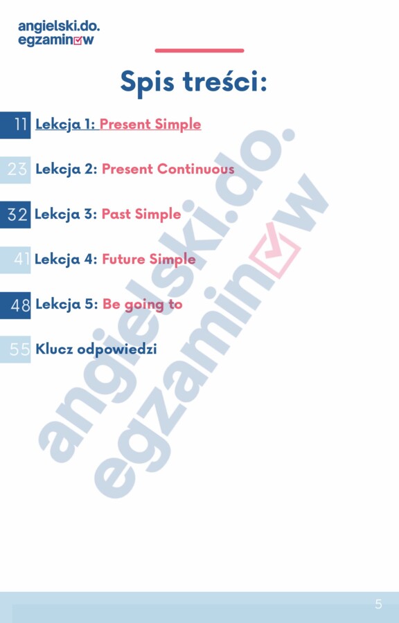 5 Czasów na Zdaną Maturę Podstawową