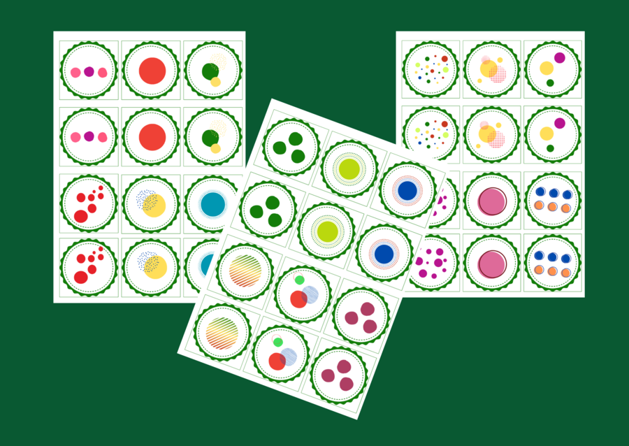 DZIEŃ KROPKI – memory – 36 szt. - wersja 2