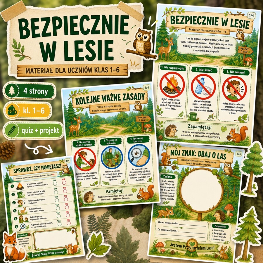 Bezpiecznie w lesie