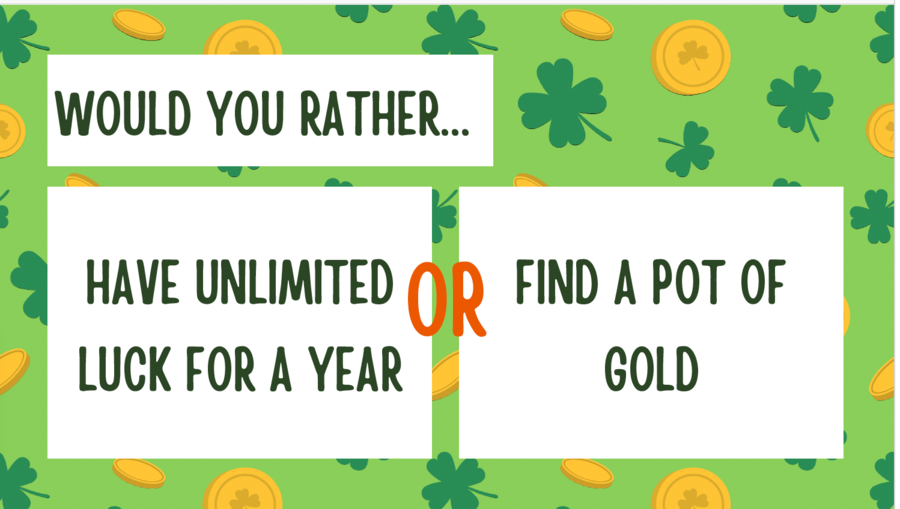 ST. PATRICK'S DAY - GRA, WOULD YOU RATHER, SPEAKING