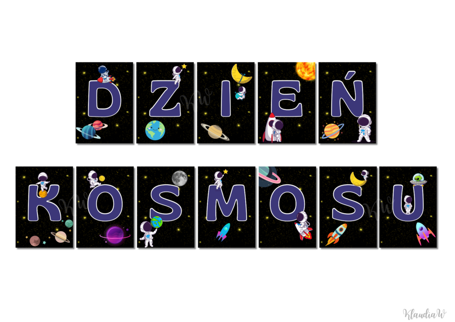 DZIEŃ KOSMOSU - GIRLANDA
