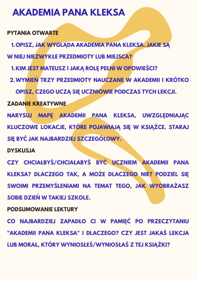 Lekturowa innowacja pedagogiczna z języka polskiego