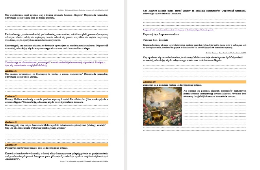 Lekturownik dla liceum cz. I