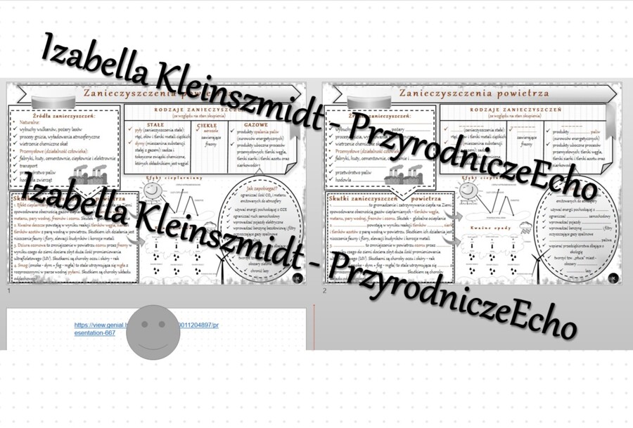 Minizestaw na temat „Zanieczyszczenia powietrza” – sketchnotka + karta pracy w power point + gratisowy link do prezentacji multimedialnej niekomercyjnej wykonanej w genial.ly do indywidualnego pobrania i użycia do celów niekomercyjnych. Chemia 7, „Gazy i