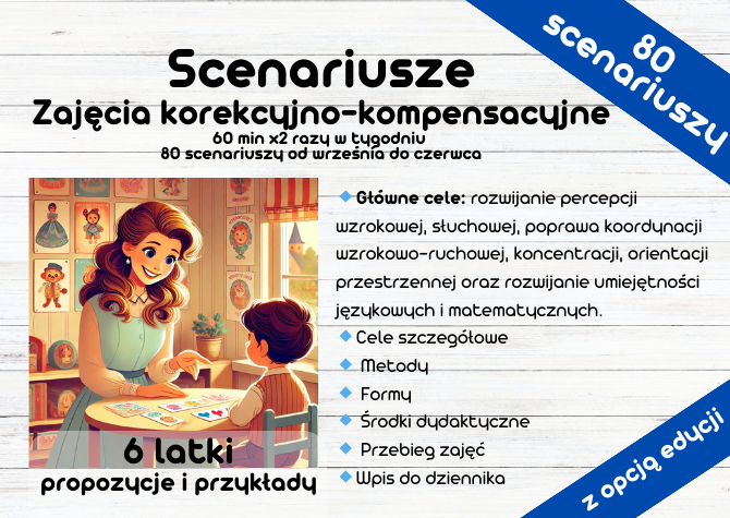 Scenariusze Zajęcia korekcyjno-kompensacyjne