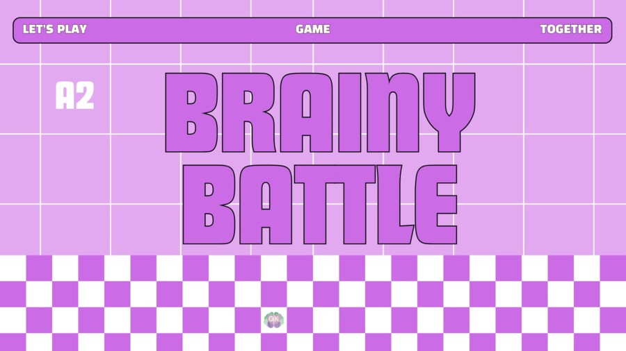 🧠🎉 Brainy Battle – gra językowa (poziom A2)