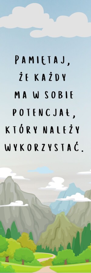 Zakładka do książki - góry