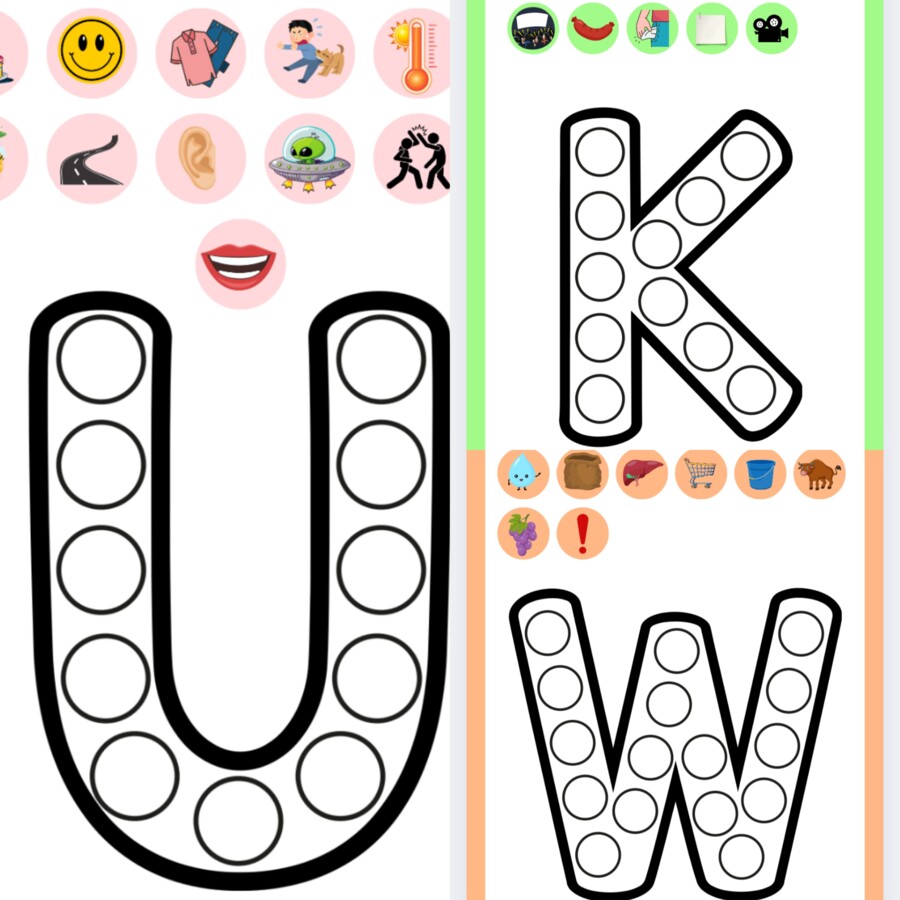 Zabawy Literkowe🧩🅰️🟦