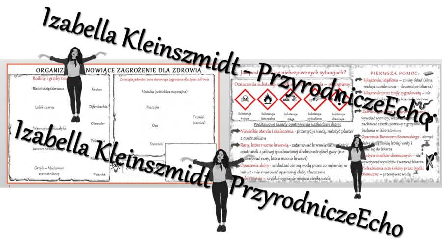 Sketchnotka „Jak postępować w niebezpiecznych sytuacjach” w power point do edycji, PRZYRODA do klasy 4 – dział V „Odkrywamy tajemnice zdrowia człowieka”