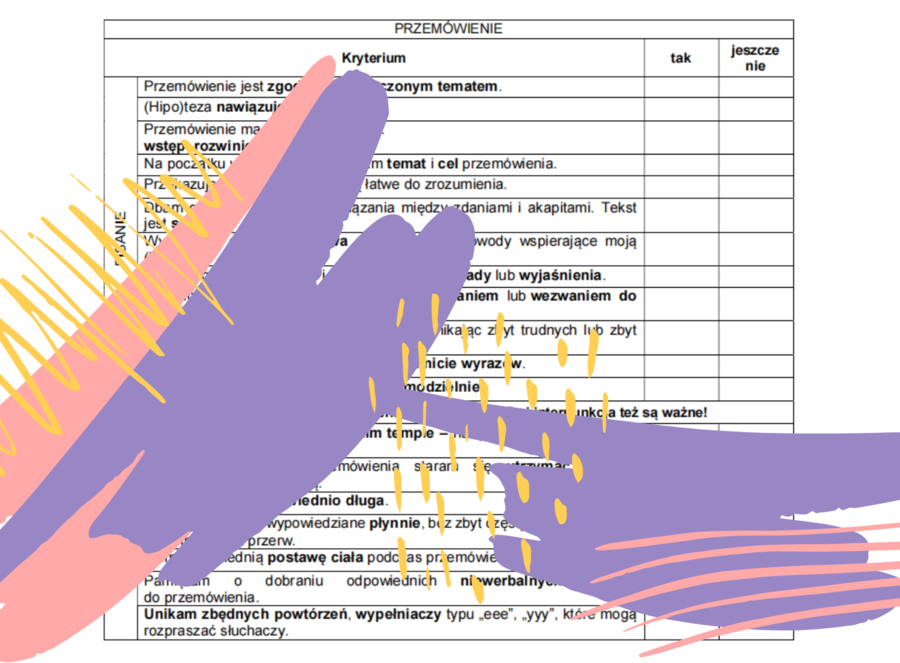 Kryteria do wypowiedzi pisemnej na języku polskim – klasy VII-VIII