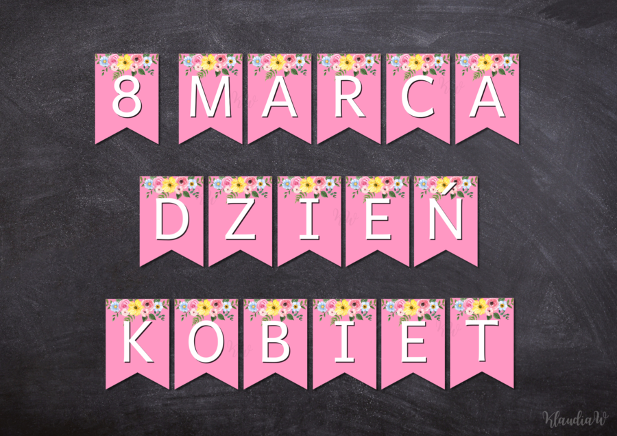 Dzień Kobiet - girlanda