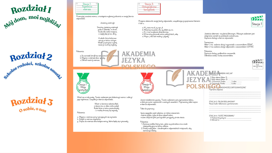 Powtórki przed sprawdzianem - klasa 4 Nowa Era, STACJE ZADANIOWE