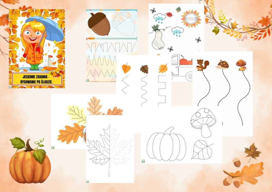 JESIENNA KSIĄŻECZKA AKTYWIZUJĄCA DLA PRZEDSZKOLAKÓW.