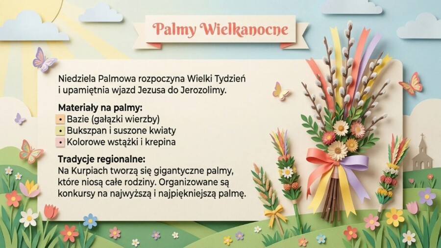 Wielkanoc - Polskie tradycje (gazetka szkolna / prezentacja, 19 plansz)