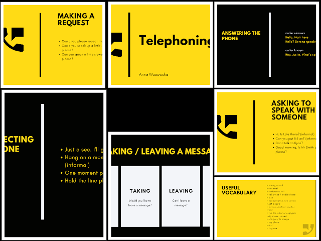 Angielski. Telefonowanie - zwroty, słownictwo