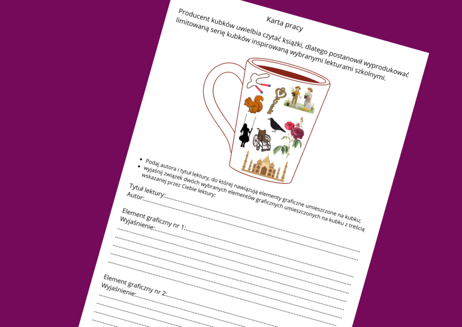 „TAJEMNICZY OGRÓD” – lektury- kl. 4-8 – ikonki – powtórzenie – powtórka – egzamin – karta pracy