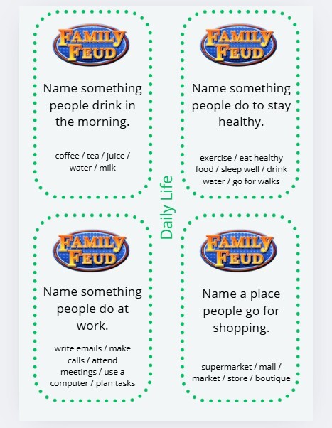 Angielska "Familiada"