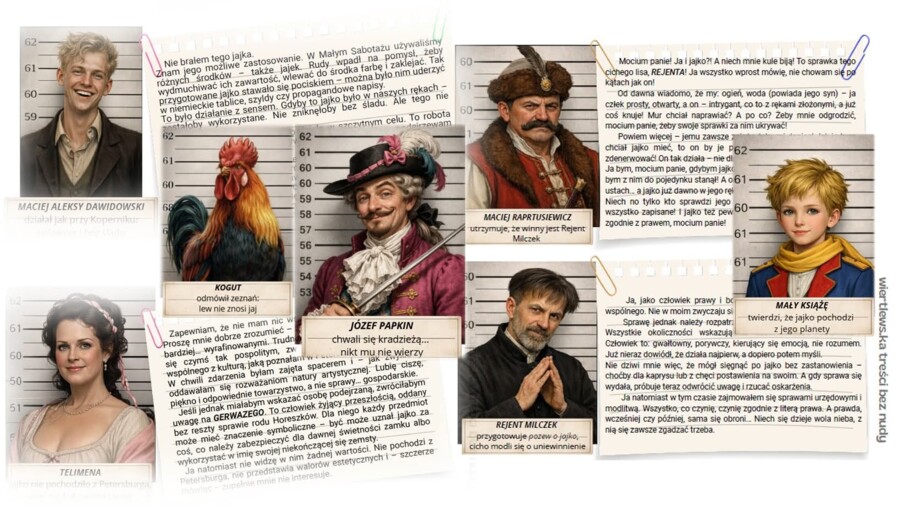 KTO UKRADŁ JAJO? - gra dyaktyczna