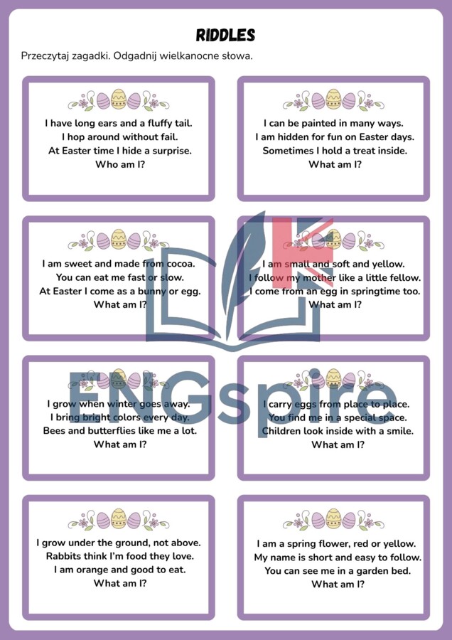 Easter Escape: Egg Hunt + kod wielkanocny | Gotowa lekcja (1–4)