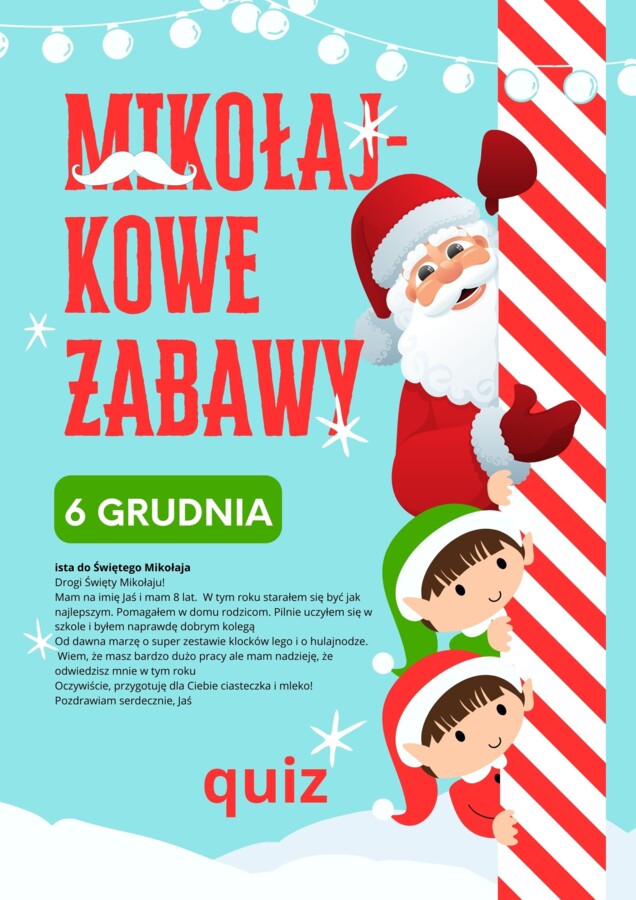 Mikołajki, quiz i zabawy