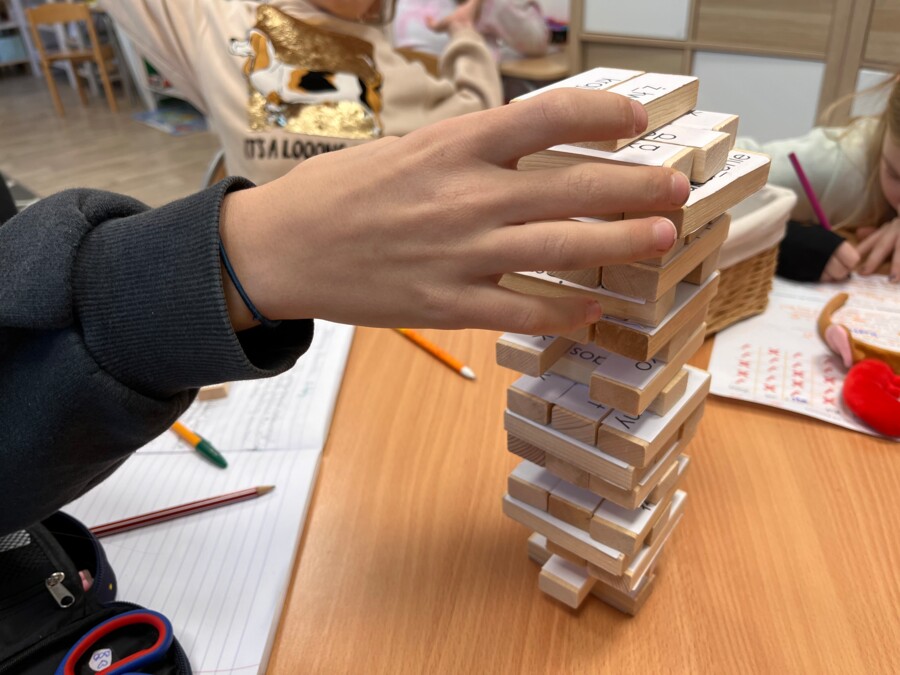 Ortografia klocki różne trudności