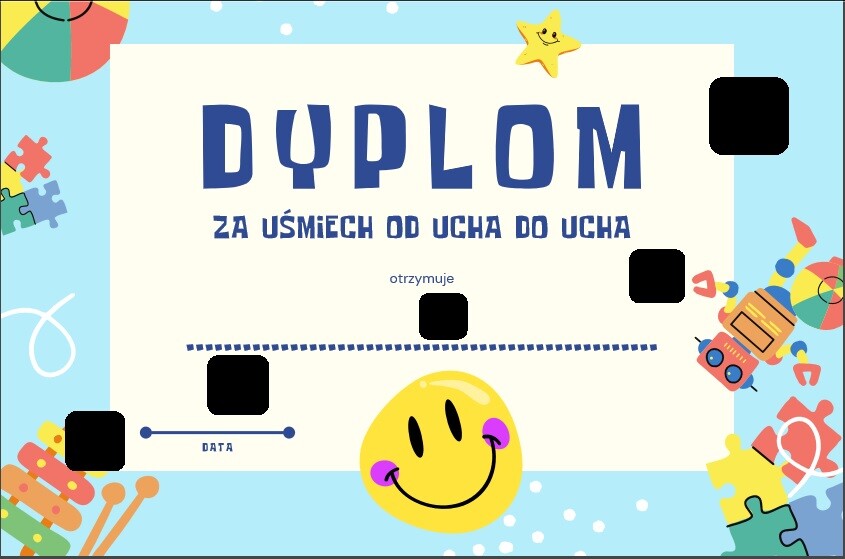Dyplom - Dzień Uśmiechu