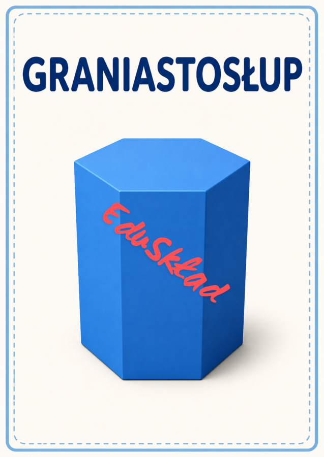 Bryły geometryczne – pakiet kolorowych plakatów do druku