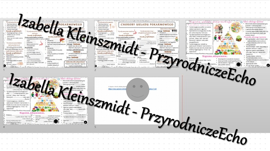 Minizestaw na temat „Higiena i choroby układu pokarmowego” – sketchnotka + karta pracy w power point + gratisowy link do prezentacji multimedialnej niekomercyjnej wykonanej w genial.ly do indywidualnego pobrania i użycia do celów niekomercyjnych. Biologi
