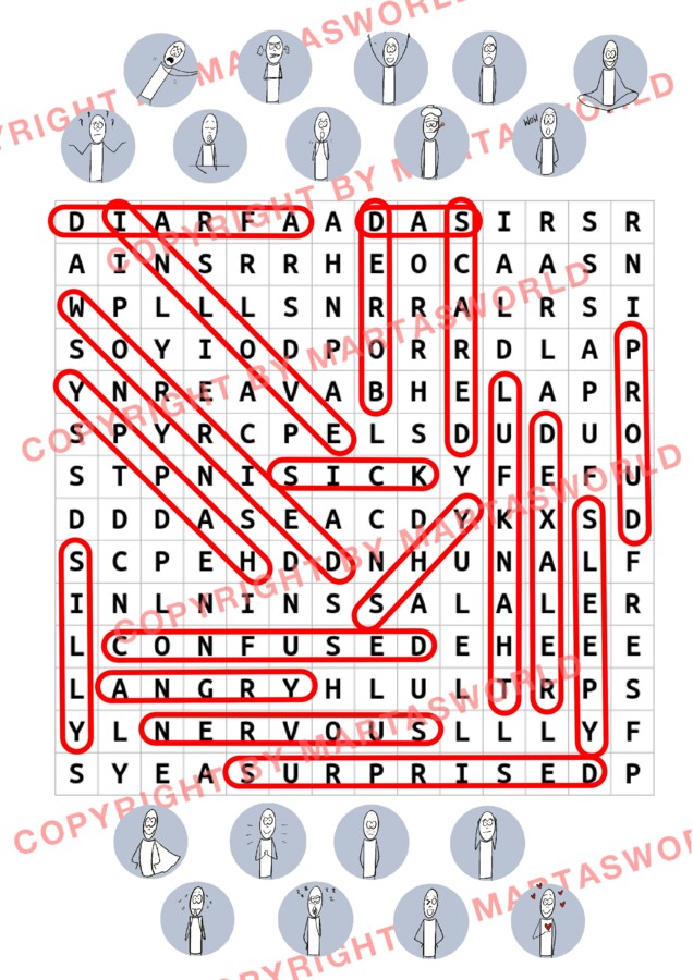 🌟 **"Feelings & Emotions" – edukacyjny materiał wizualny!** 🌟