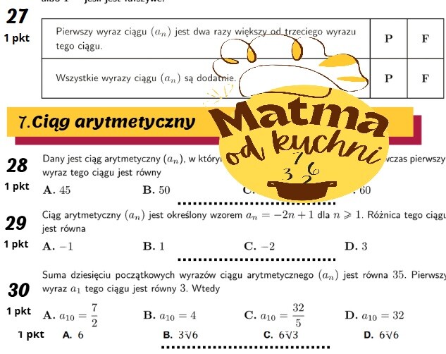Typowe zadania maturalne 140 zadań