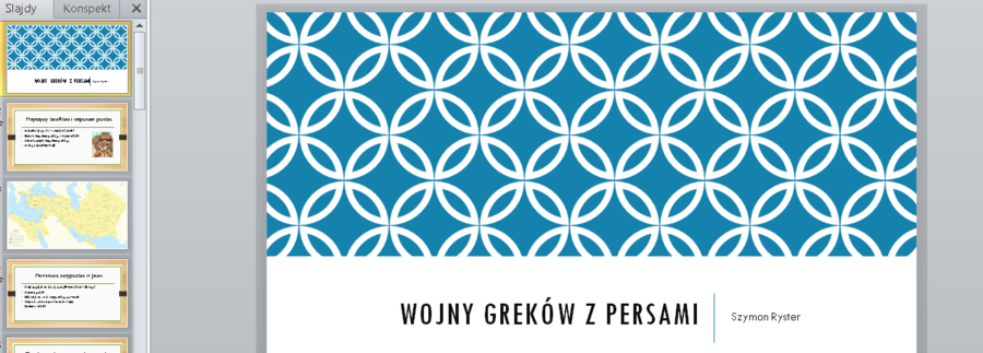 Wojny Greków z Persami - prezentacja