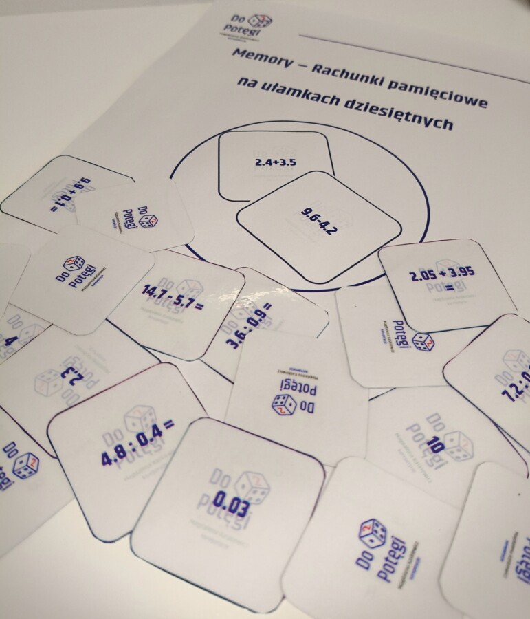 Memory – Rachunki pamięciowe na ułamkach dziesiętnych