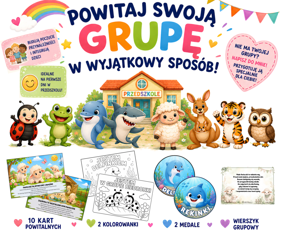 ŻABKI - plansze powitalne