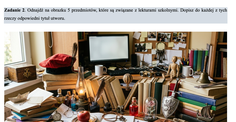 POCZEKAJKA POLONISTYCZNA – Zestaw Cichych Zadań i Łamigłówek dla Uczniów, Którzy Skończyli Wcześniej Test lub Zadania