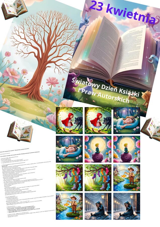 Światowy Dzień Książki – gotowy scenariusz i materiały!
