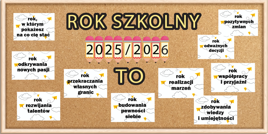 Gazetka na początek roku szkolnego