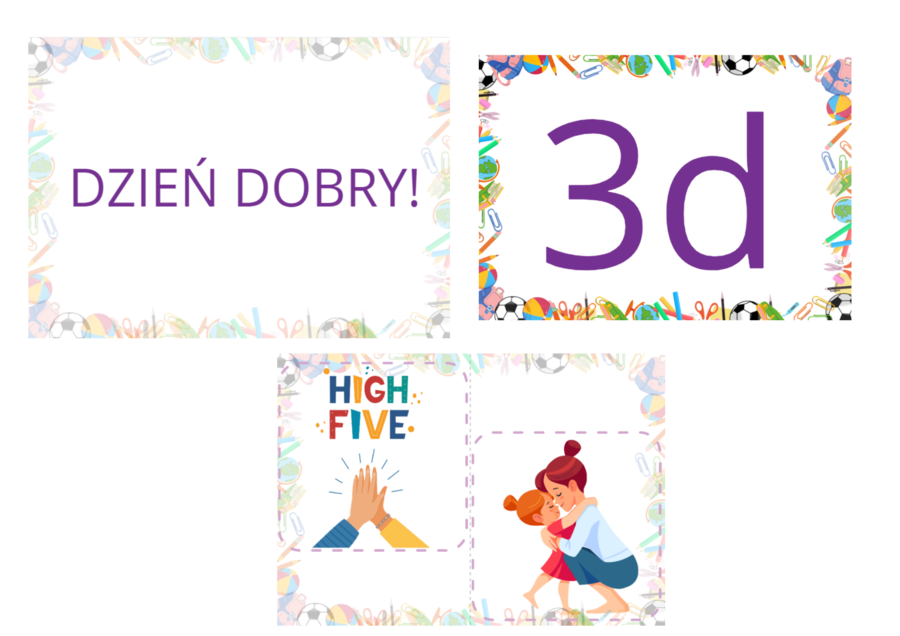 Wracamy do szkoły! - Zestaw dla nauczyciela i dla ucznia - tablica, dzienniczek, dokumenty