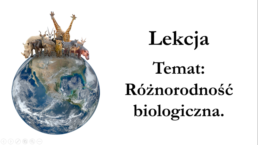 klasa 8 - Różnorodność biologiczna - prezentacja