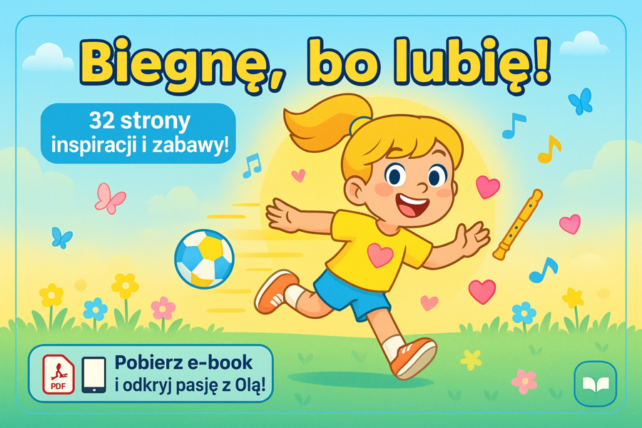 Książka dla dzieci „Biegnę, bo lubię!”