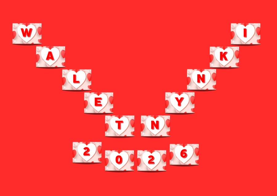 Walentynki girlanda 3