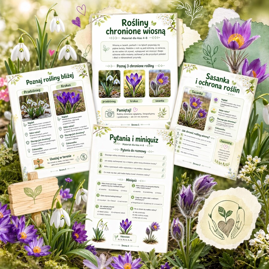 Rośliny chronione wiosną