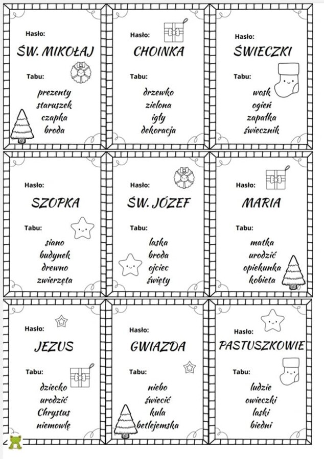 Gra Tabu - Boże Narodzenie