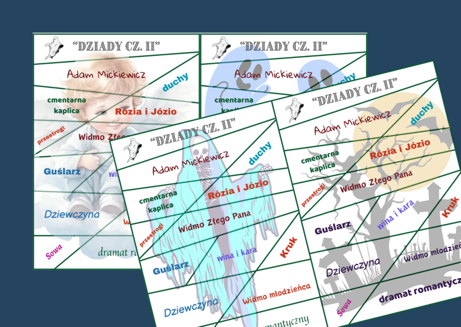 "DZIADY cz. II" – puzzle – 4 wersje