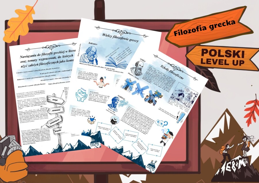 Filozofia grecka_Polski Level Up (pakiet 7 kart)