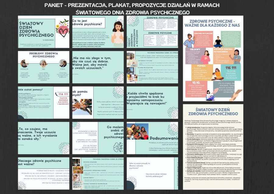Światowy Dzień Zdrowia Psychicznego - pakiet materiałów