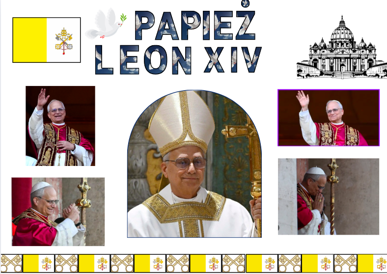 ✨ GAZETKA SZKOLNA – PAPIEŻ LEON XIV ✨ 27 stron A4