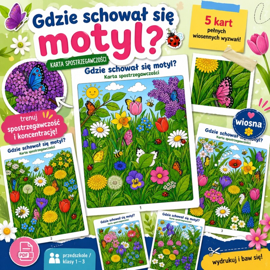Gdzie schował się motyl?