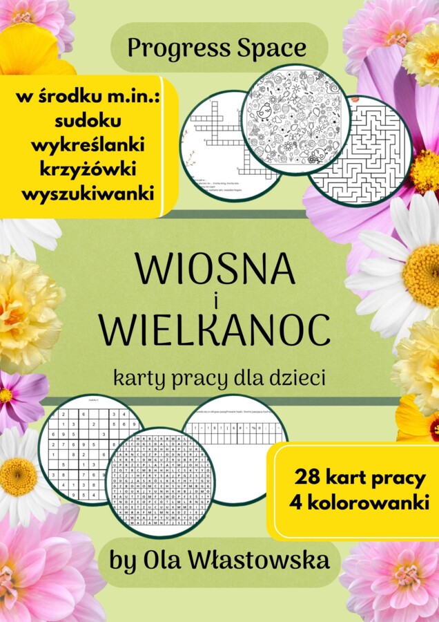 Wiosna i Wielkanoc - karty pracy dla dzieci