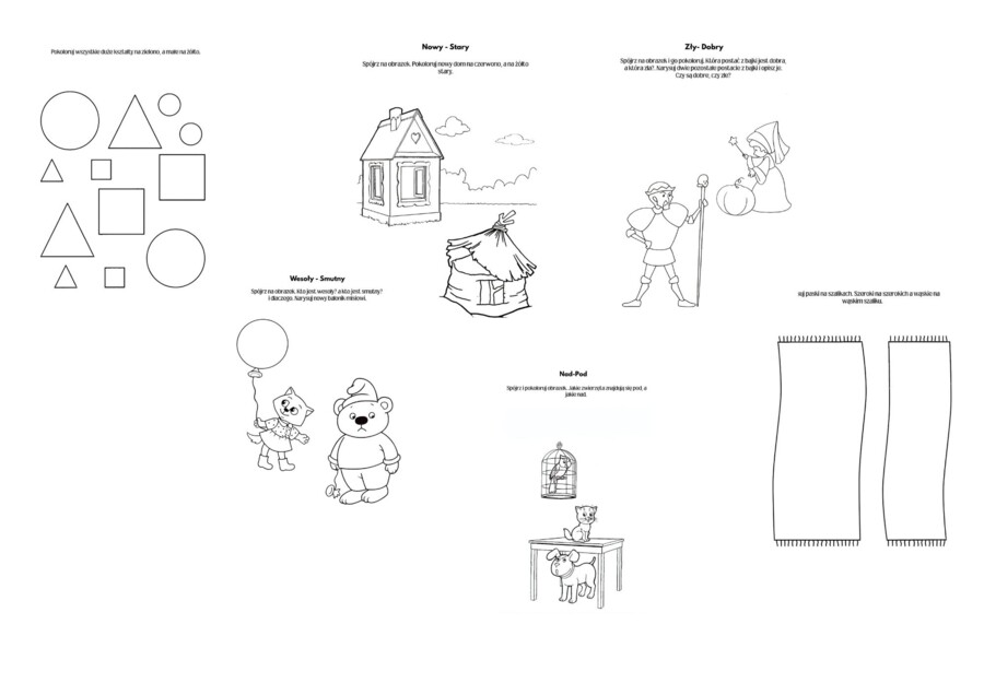 ZESZYT PRZEDSZKOLAKA - LOGIKA I PRZECIWIEŃSTWA
