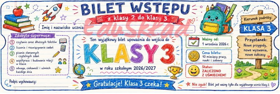 🎟️ Bilety wstępu do następnej klasy